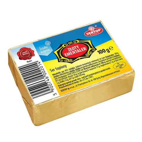 Schmelzkäse Złoty Ementaler Ser topiony 100g - Sertop - Polskashop24