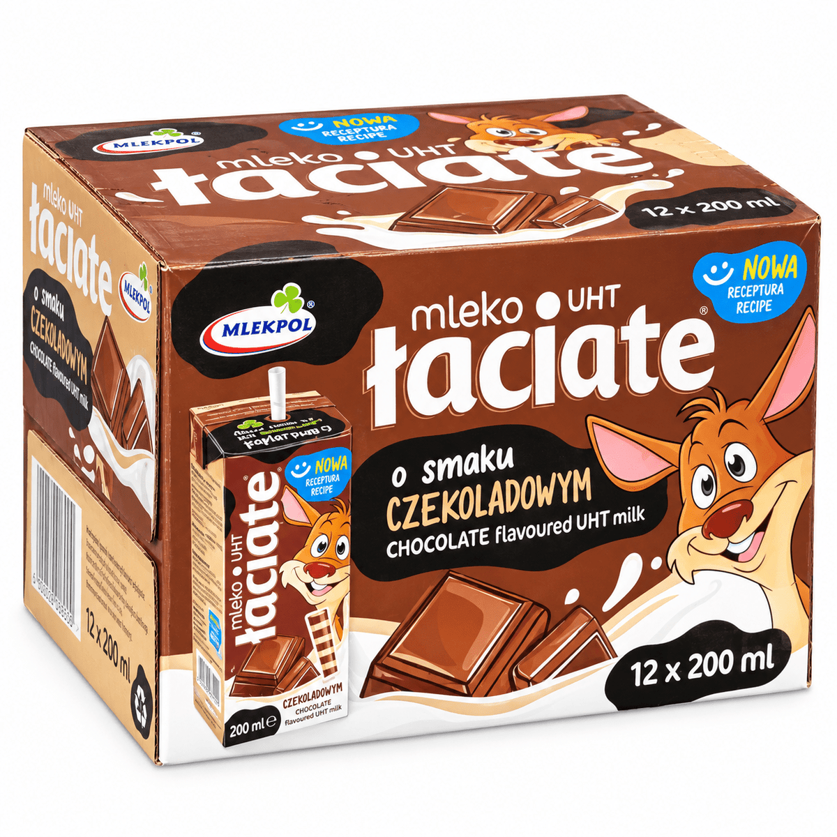 Schokoladen-Milch Mleko Czekoladowe 200ml - Łaciate - Polskashop24