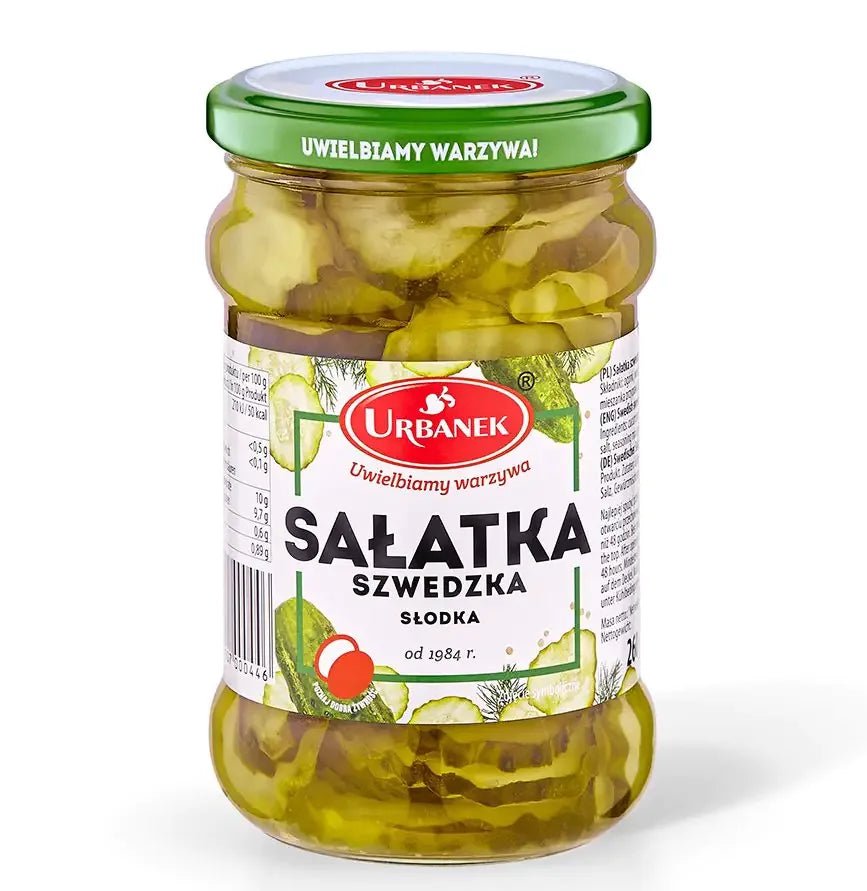 Schwedensalat süß Sałatka Szwedzka 850g - Urbanek - Polskashop24