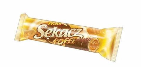 Sekacz Toffi - Waffelriegel mit Karamell - Füllung 32g - Wisla - Polskashop24