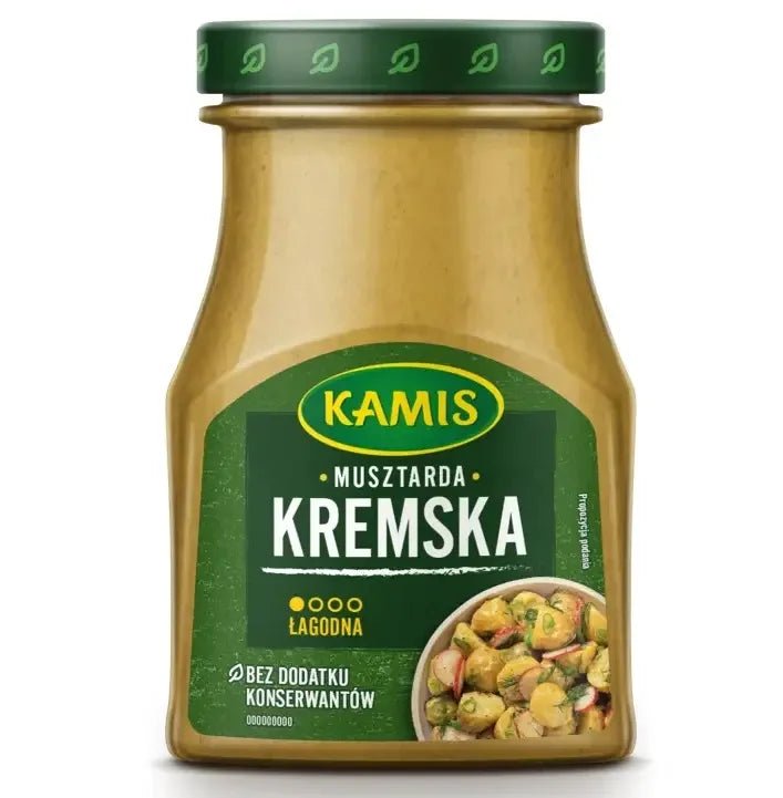 Senf Kremska - Musztarda Kremska 185g - Kamis - Polskashop24
