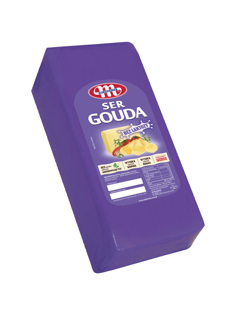 Käselaib Mlekovita Gouda Laktosefrei ca. 3 kg