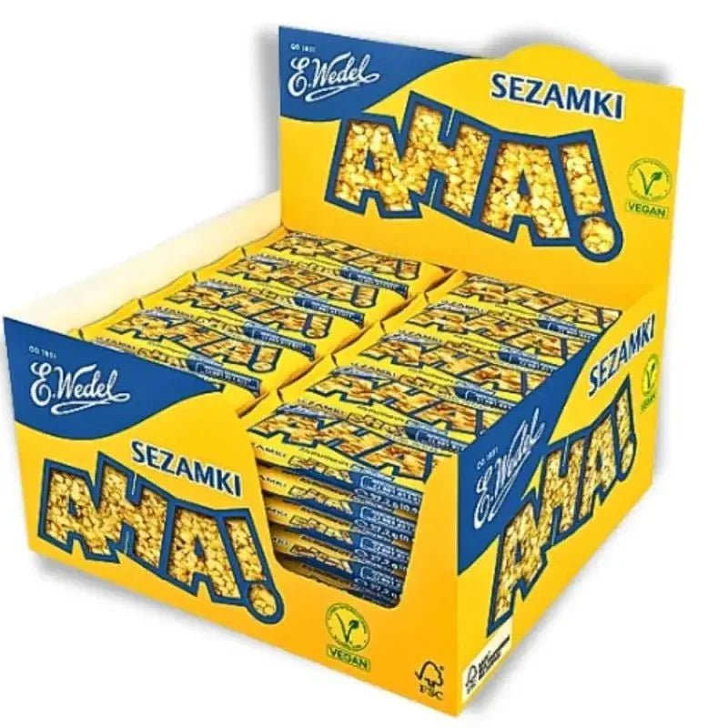 Sesamriegel E.Wedel Aha Sezamki 40x27,2g Karton - Polskashop24
