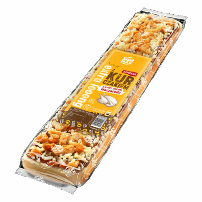 Smakmak Zapiekanka z kurczakiem 270g – polnisches überbackenes Baguette mit Hähnchen, herzhaft und knusprig