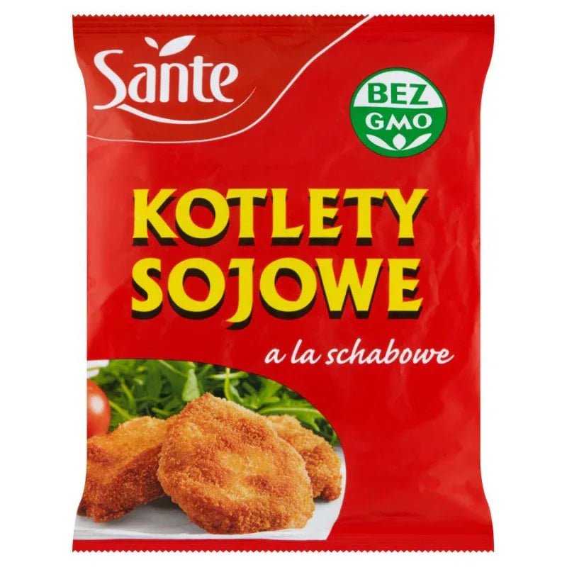 Soja - Schnitzel - Kotlety sojowe ala schabowe 100g - Sante - Polskashop24