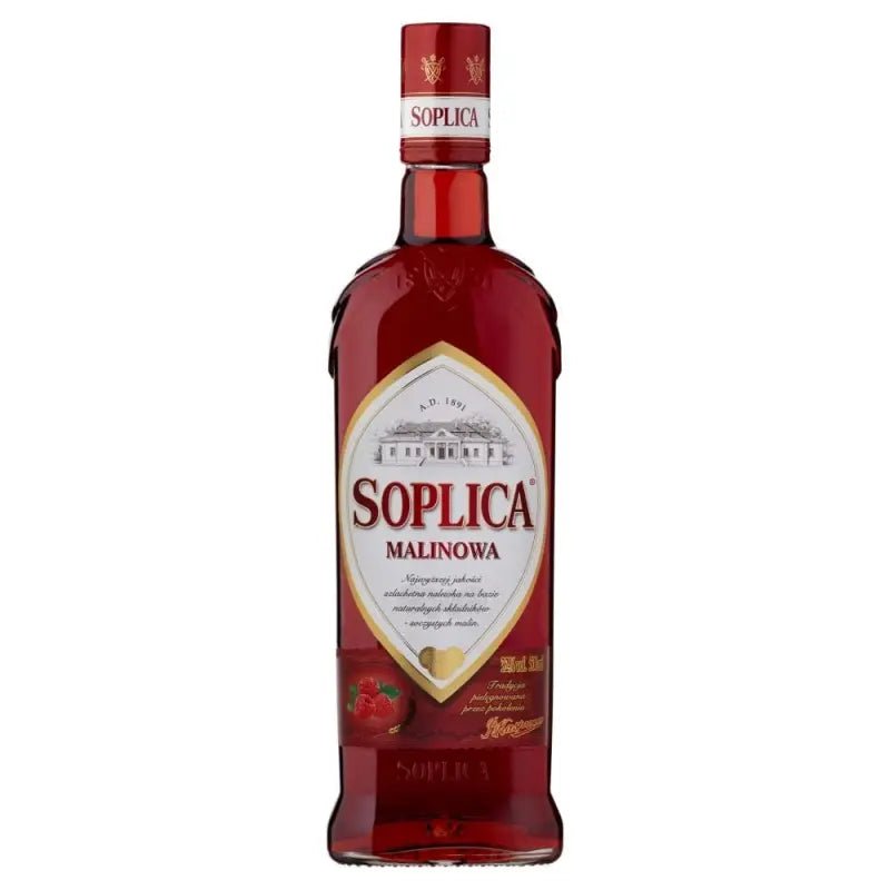 Soplica Malinowa - Polnischer Himbeerlikör 26% Vol. 500ml - Polskashop24.de - Online Supermarkt mit Lebensmittel aus Polen