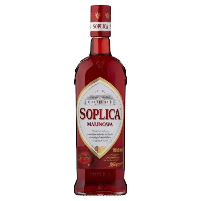 Soplica Malinowa - Polnischer Himbeerlikör 26% Vol. 500ml - Polskashop24