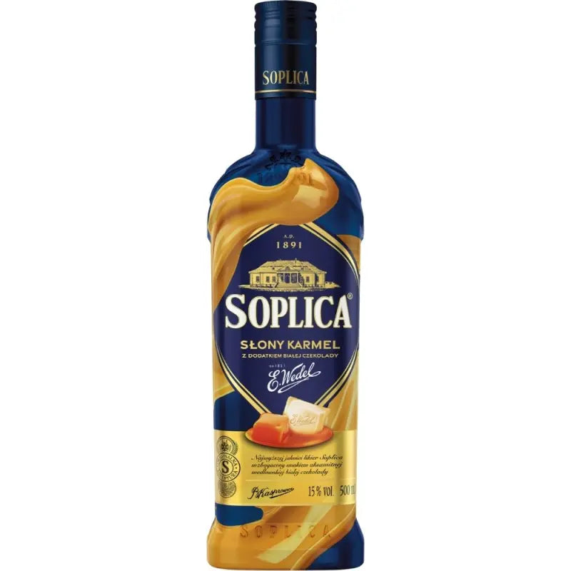 Soplica Słony Karmel - Polnischer Salzkaramell-Likör 15% Vol. 500ml