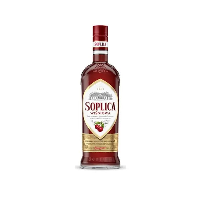 Soplica Wiśniowa - Polnischer Kirschlikör 28% Vol. 500ml - Polskashop24.de - Online Supermarkt mit Lebensmittel aus Polen