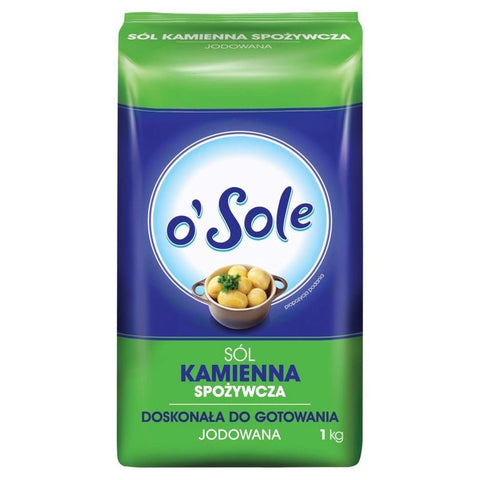 Steinsalz jodiert Sól Kamienna 1kg - O'sole - Polskashop24