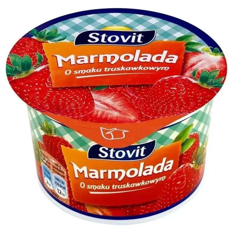 Stovit Erdbeer Fruchtaufstrich zum Backen 320g kaufen - Marmolada Truskawkowa - Polskashop24