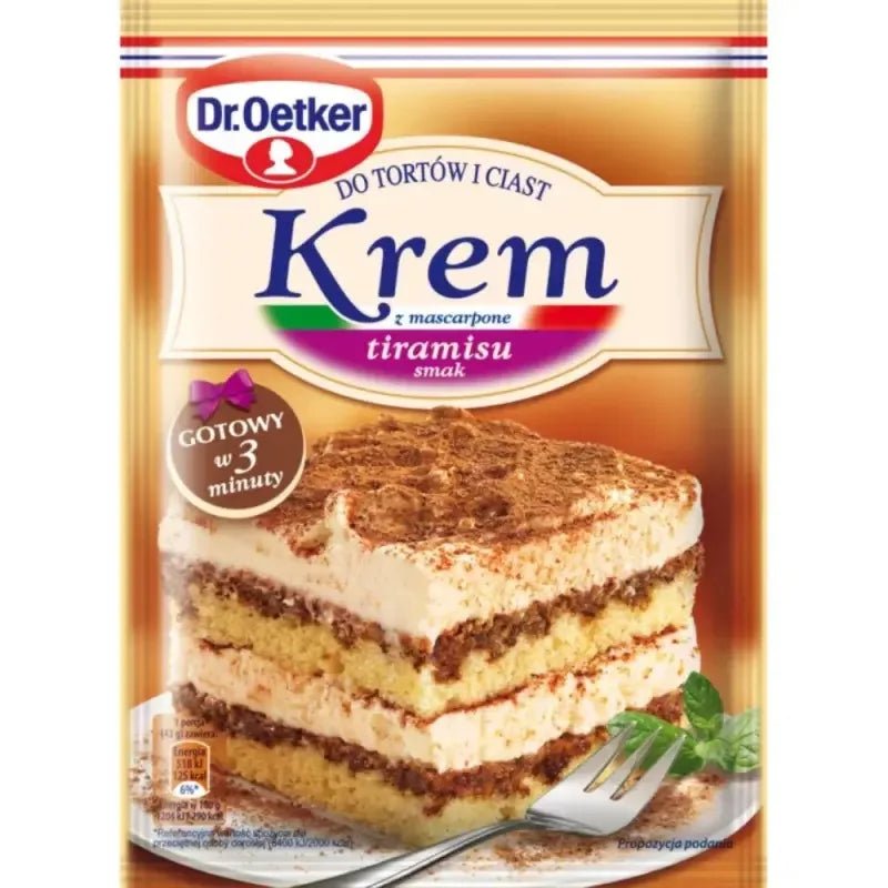 Tortencreme Krem do Tortów Tiramisu 109g - Dr. Oetker - Polskashop24