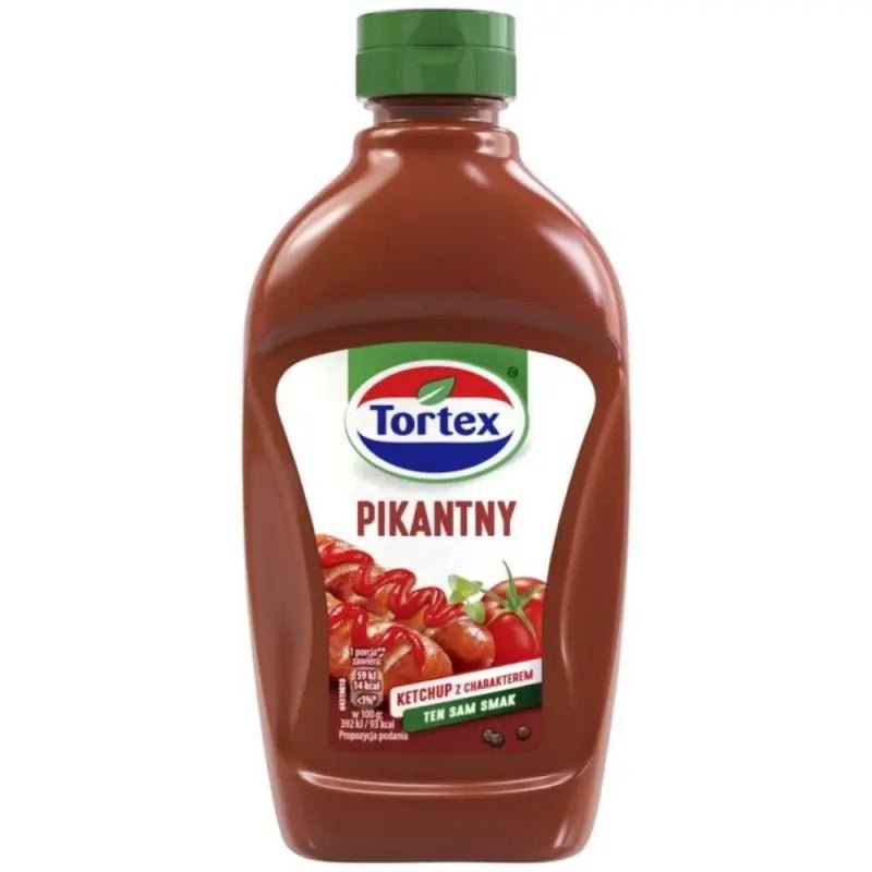 Tortex Ketschup Pikant 470g kaufen - Polnischer Ketchup - Polskashop24.de - Online Supermarkt mit Lebensmittel aus Polen