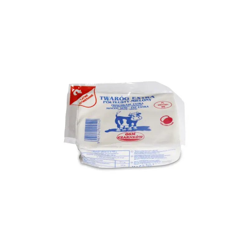 Twarog póltlusty mielony - Halbfettstufe Gemahlen 250 g OSM Czarnkow - Polskashop24.de - Online Supermarkt mit Lebensmittel aus Polen