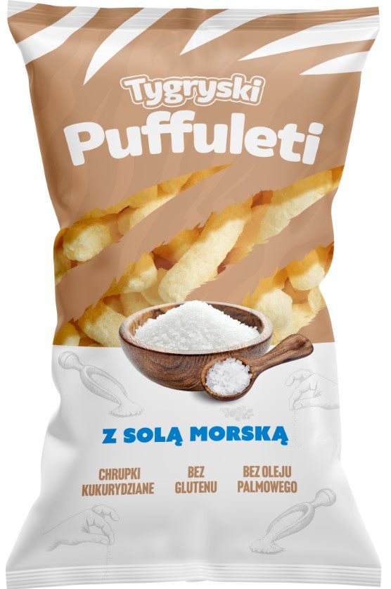 Tygryski Chrupki 85g kaufen - Glutenfreie Snacks ohne Palmöl - Polskashop24.de - Online Supermarkt mit Lebensmittel aus Polen