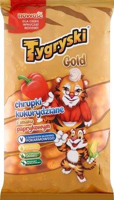Tygryski Gold Maischips mit Paprikageschmack 100g - Polskashop24.de - Online Supermarkt mit Lebensmittel aus Polen