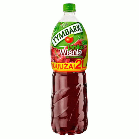 Tymbark Apfel - Kirsch - Saft 2L - Napój Jabłko Wiśnia (zzgl. 0,25€ Pfand) - Polskashop24