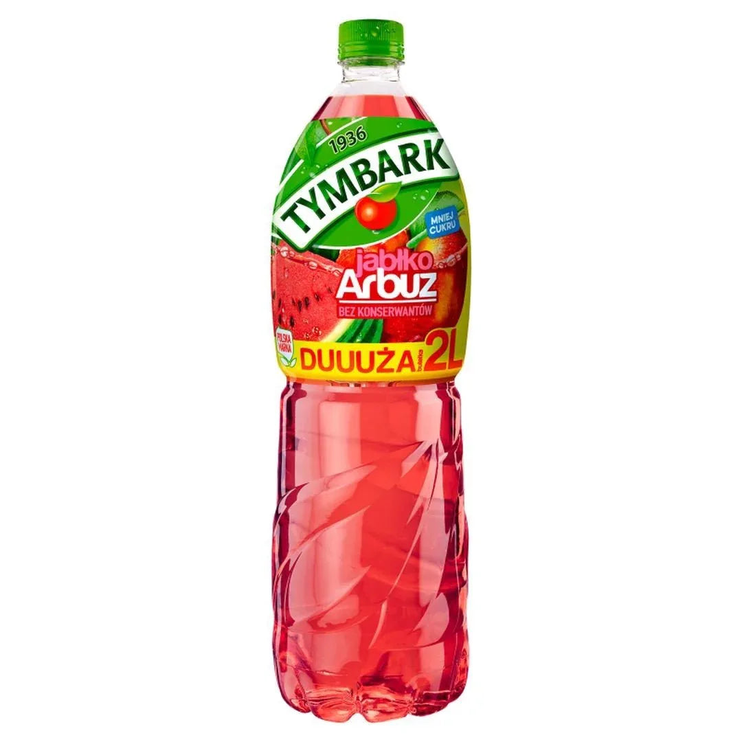 Tymbark Apfel - Wassermelone Saft 2L - Napój Jabłko Arbuz (zzgl. 0,25€ Pfand) - Polskashop24.de - Online Supermarkt mit Lebensmittel aus Polen