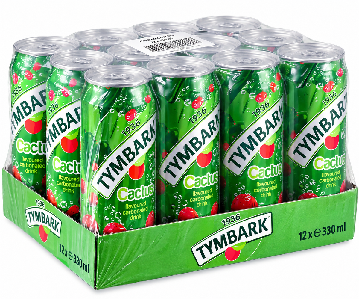 Tymbark Cactus Kaktus Getränk 12 x 330 ml Dosen