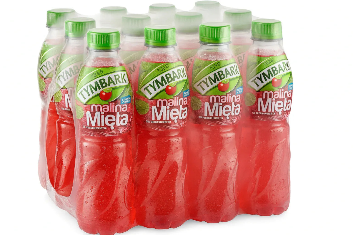 Tymbark Himbeere - Minze Erfrischungsgetränk 12x 500ml (zzgl. 0,25€ Pfand) - Polskashop24