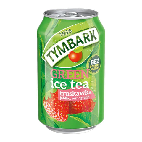 Tymbark Ice Tea Green Erdbeer 330ml (zzgl. 0,25€ Pfand) kaufen - Polskashop24