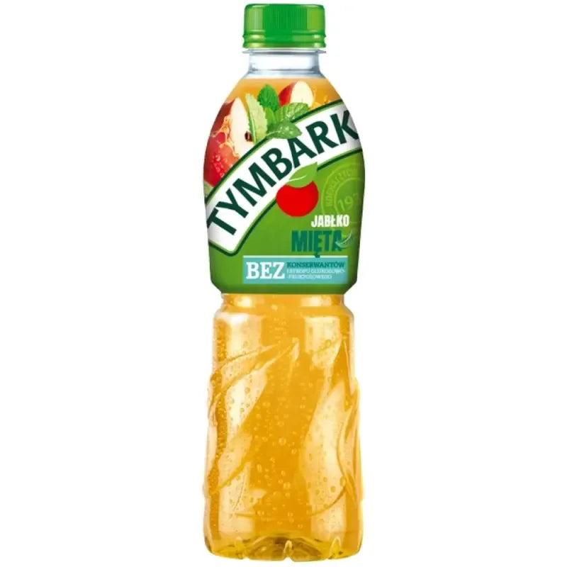 Tymbark Apfel Minze Erfrischungsgetränk 500ml Flasche
