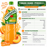 Tymbark Orange Pfirsich 2 L (zzgl. 0,25€ Pfand) - Polskashop24