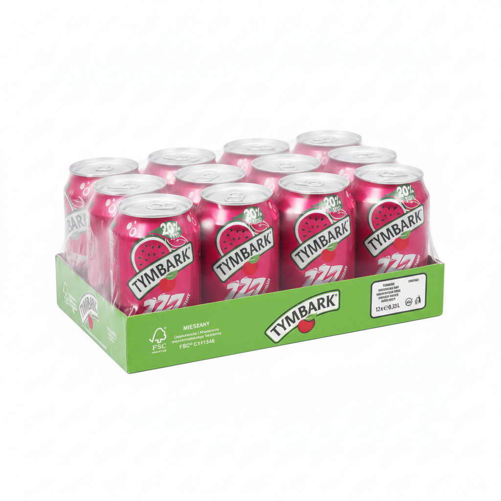 Tymbark Wassermelone Apfel330ml – 12er - Träger + Pfand - Polskashop24