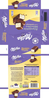 Vanille - Schaumzucker Alpejskie Mleczko Waniliowe 330g - Milka - Polskashop24
