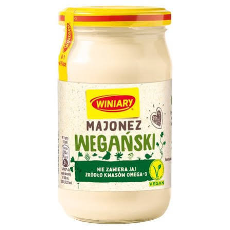 Becher Winiary Majonez wegański 300 ml, vegane Mayonnaise ohne Ei