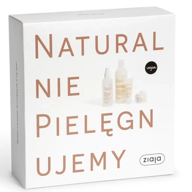 Veganes Pflegeset - Naturalnie Pielęgnujemy - Geschenkset - 4 - teilig - Ziaja - Polskashop24