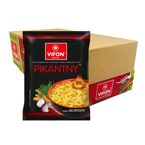 Vifon Kurczak Pikantny Instant - Nudelsuppe 22x70g - Polskashop24