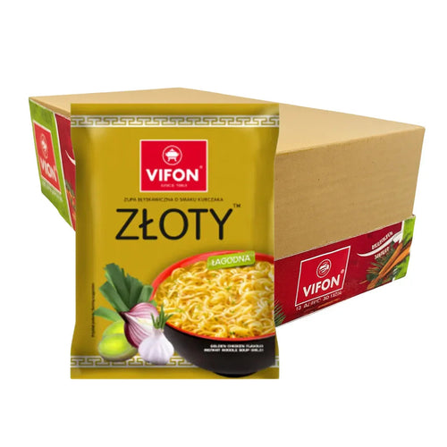 Vifon Złoty Kurczak Instant - Nudelsuppe 70g (24er - Pack) - Polskashop24