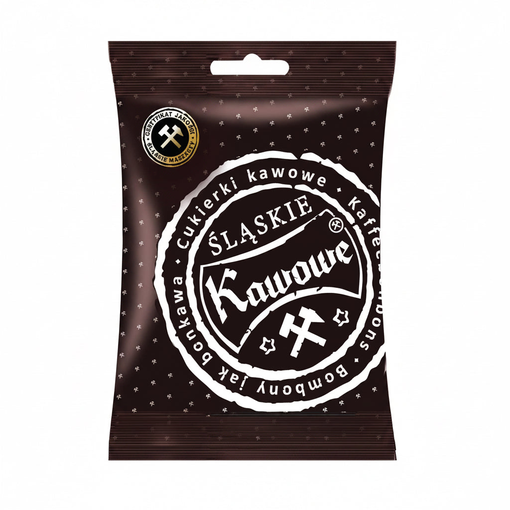 Visa Śląskie Kawowe Kaffeebonbons 80 g – Polnische Hartkaramellen - Polskashop24