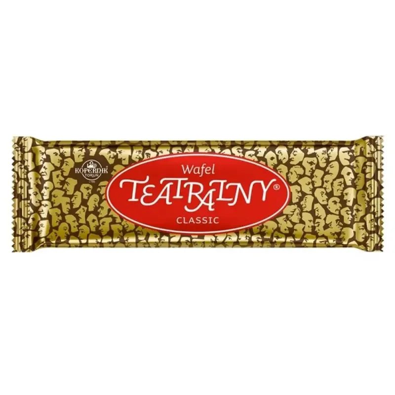 Wafel Teatralny - Nüsswaffel im Schokolade 40g Kopernik - Polskashop24