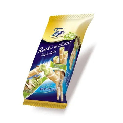 Waffelröhrchen Pistazie Rurki Pistacjowe 150g - Tago - Polskashop24