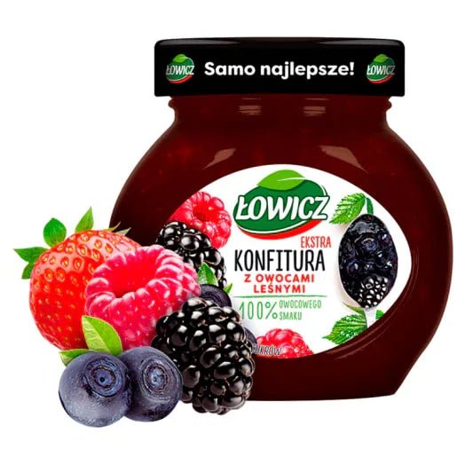 Waldfrucht - Konfitüre - Konfitura extra z owoców leśnych 240g - Łowicz - Polskashop24