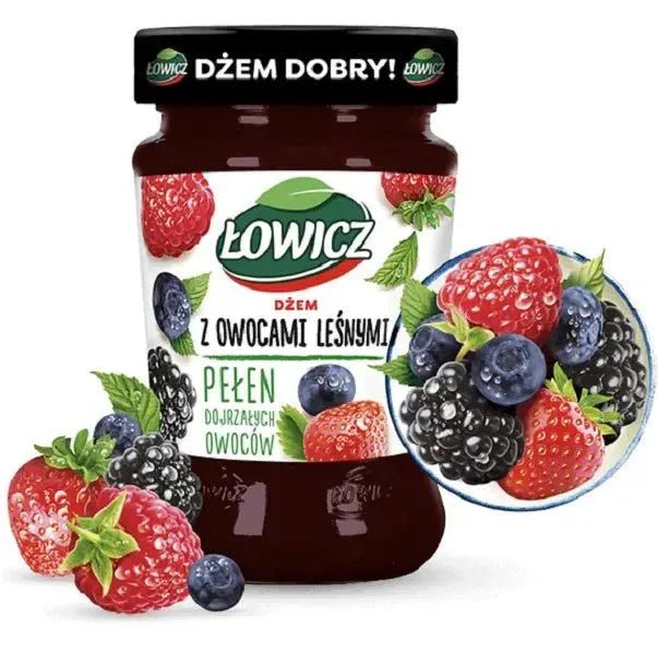 Waldfrüchte Konfitüre Dzem Owoce Lesne 280g - Łowicz - Polskashop24