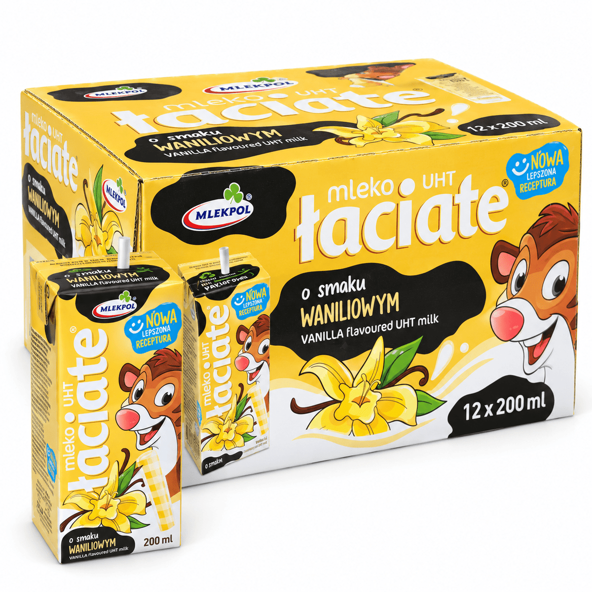 Wanille-Milch Mleko Waniliowe 200ml - Łaciate - Polskashop24