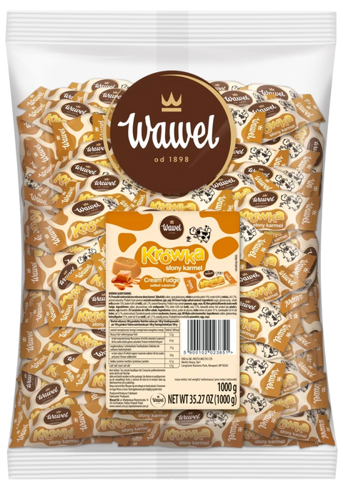 Wawel Krówka Słony polnische Kuhbonbons ''Salzkaramell'' 1kg - Polskashop24