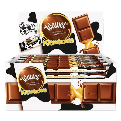 Wawel Krówkowy Schokoriegel mit Karamellfüllung 30x 39g - Polskashop24