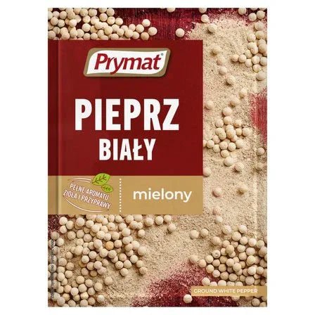 Weißer Pfeffer Pieprz biały mielony 15g - Prymat - Polskashop24
