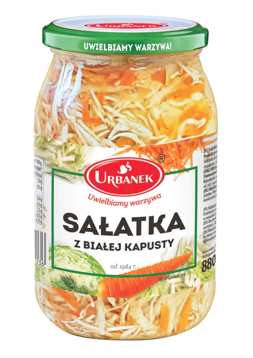 Weißkohlsalat Sałatka z Białej Kapusty 880g - Urbanek - Polskashop24