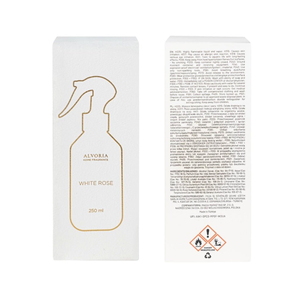 White Rose Raumspray Spray do domu 250ml - Alvoria - Polskashop24