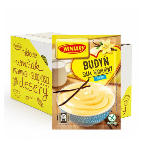 Winiary Budyń waniliowy z cukrem 60g x 30 Stück - Vanillepudding mit Zucker kaufen - Polskashop24