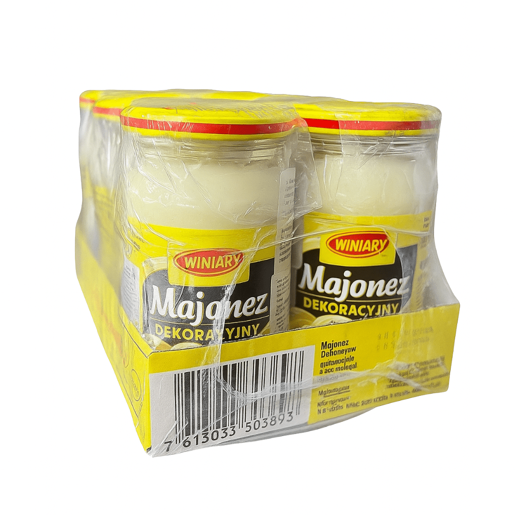 Winiary Mayonnaise Majonez Dekoracyjny 6x400ml - 6er Träger kaufen - Polskashop24.de - Online Supermarkt mit Lebensmittel aus Polen