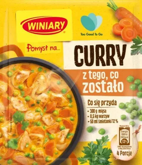Winiary Pomysl na Curry Fix - Fix für Curry 35g kaufen - Polskashop24.de - Online Supermarkt mit Lebensmittel aus Polen
