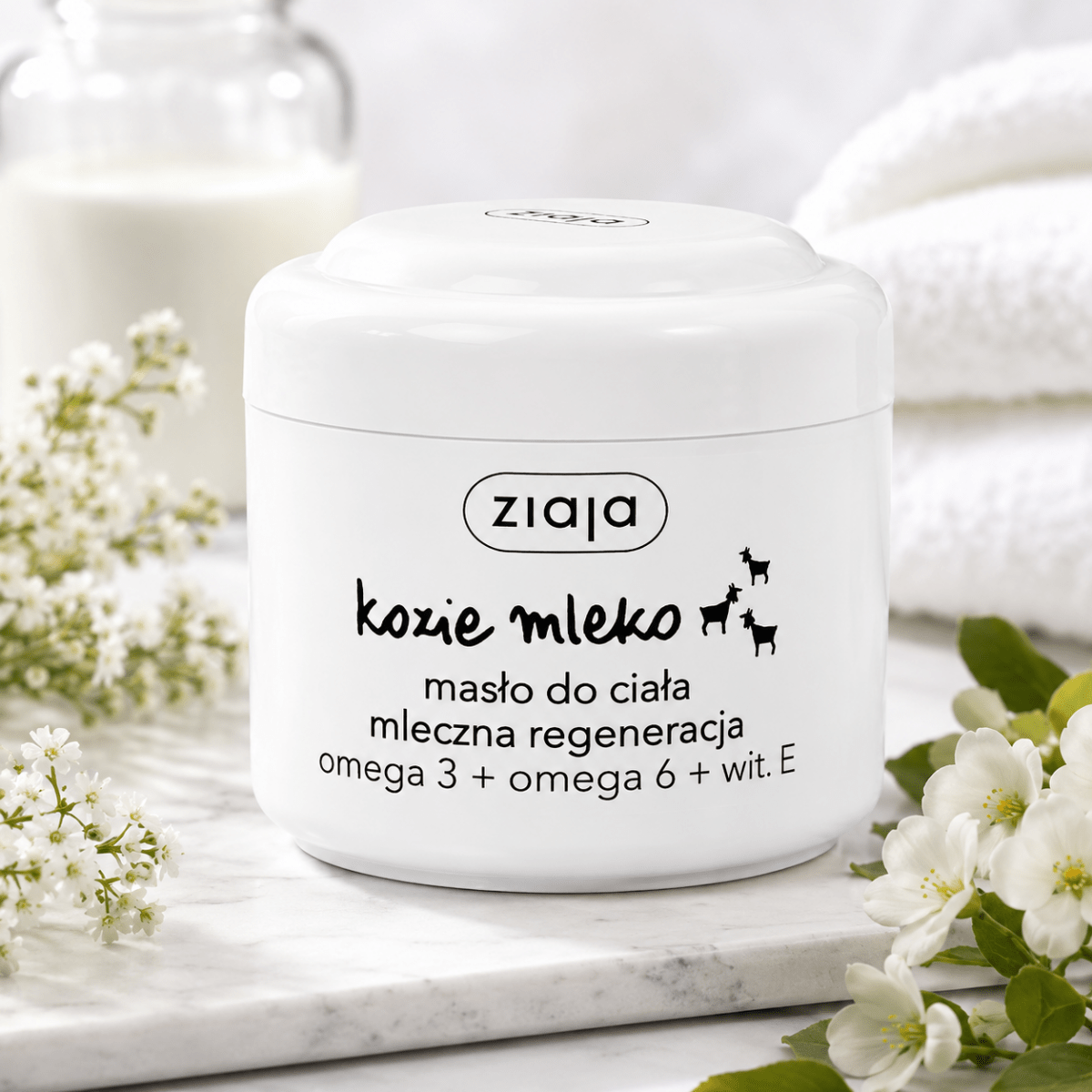 Ziegenmilch Körperbutter Masło do Ciała 200ml - Ziaja - Polskashop24