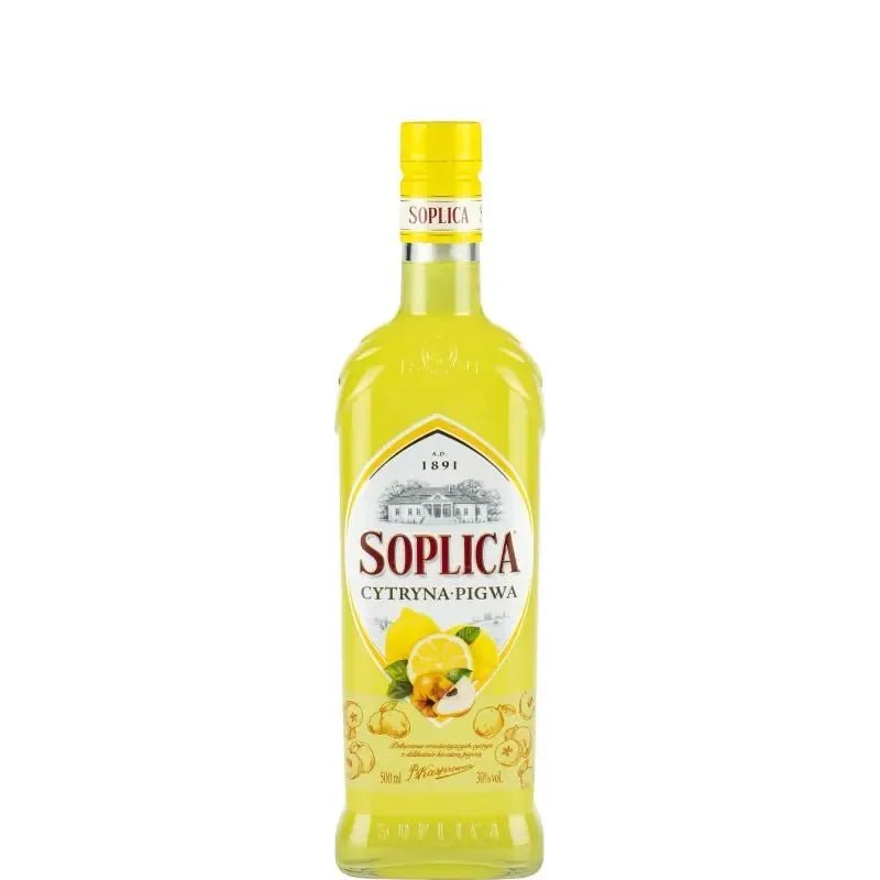 Zitrone Quitte Likör - Cytryna Pigwa 500ml 28% Vol. - Soplica - Polskashop24