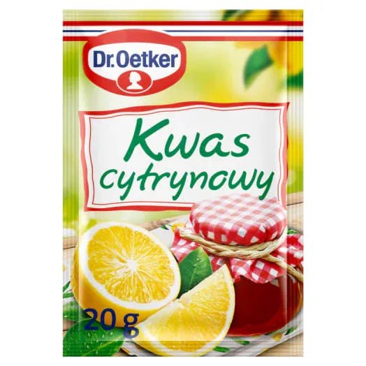 Zitronensäure - Kwas cytrynowy 20g - Dr. Oetker - Polskashop24